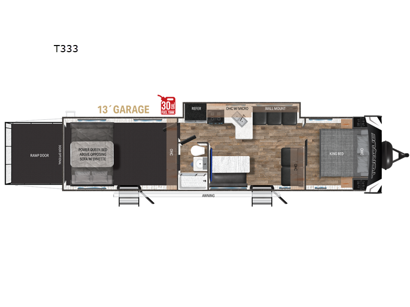 2025 Heartland Torque T333, $ 84,274