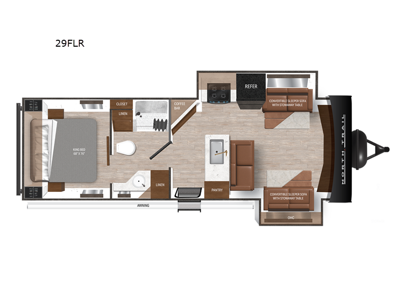 2024 Heartland North Trail Ultra Lite NT 29FLR, $ 37,999