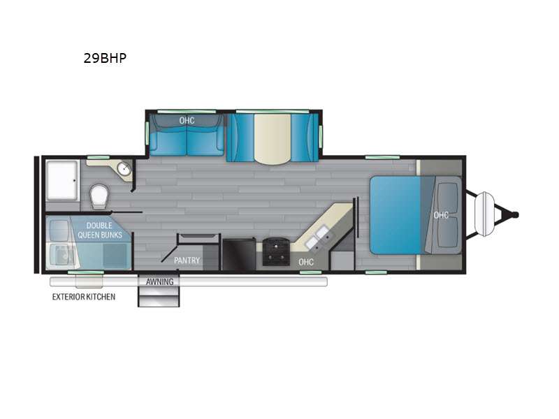 2022 Heartland North Trail Ultra Lite NT 29BHP, $ 29,990