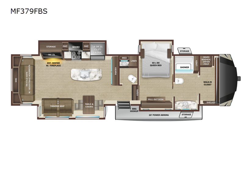 2023 Highland Ridge Mesa Ridge 379FBS, $ 72,990