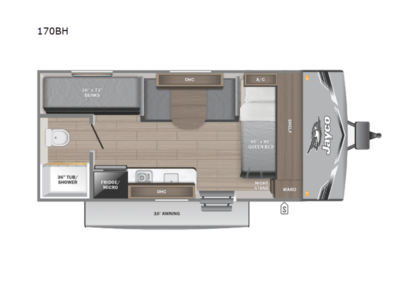 2026 Jayco Jay Flight SLX 170BH Sport Edition, $ 22,493