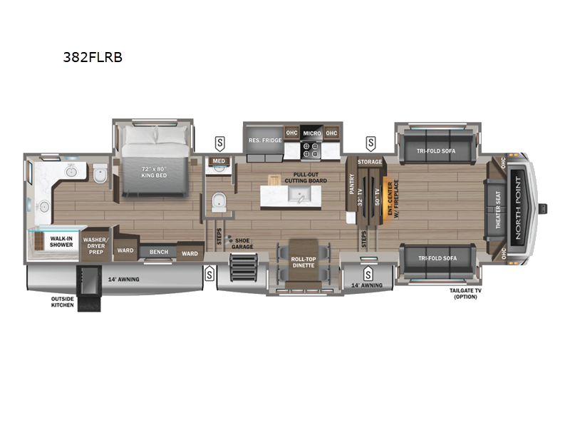2026 Jayco North Point 382FLRB, $ 157,097