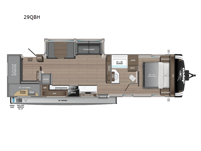 2026 Jayco Jay Feather 29QBH, $ 63,393