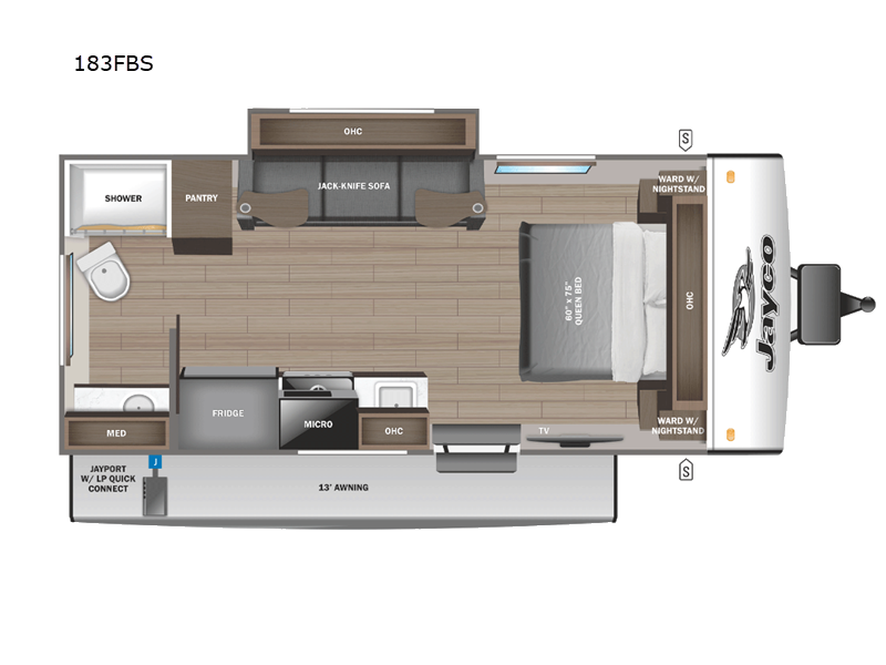 2025 Jayco Jay Feather Micro 183FBS, $ 45,586