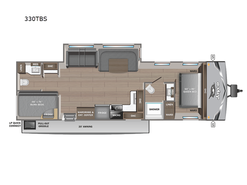 2025 Jayco Jay Flight 330TBS, $ 43,193