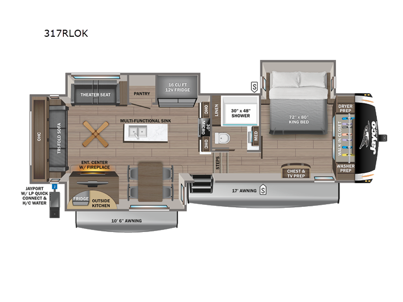 2025 Jayco Eagle 317RLOK, $ 105,390
