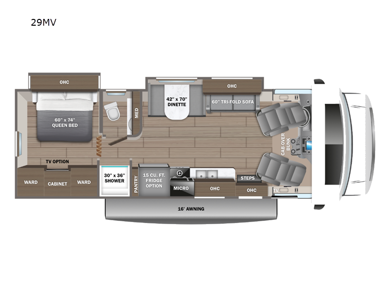 2025 Jayco Greyhawk 29MV, $ 204,798