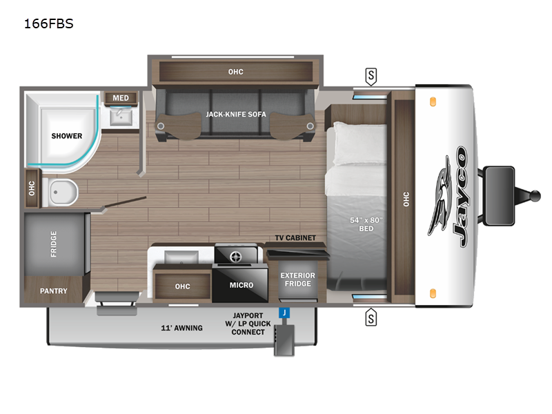2024 Jayco Jay Feather Micro 166FBS, $ 46,186