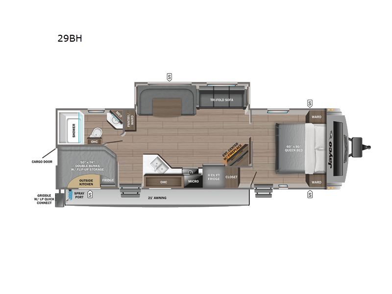 2024 Jayco White Hawk 29BH, $ 39,990