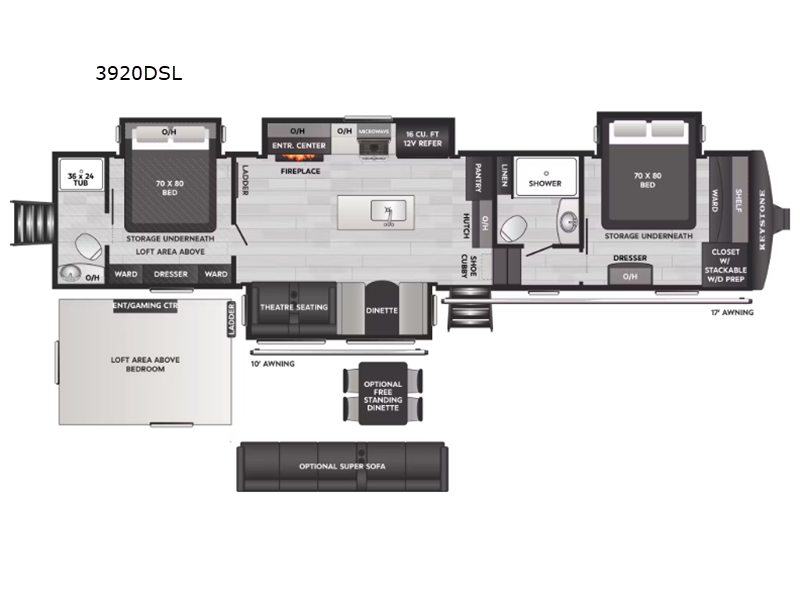 2026 Keystone Sprinter 3920DSL, $ 87,152
