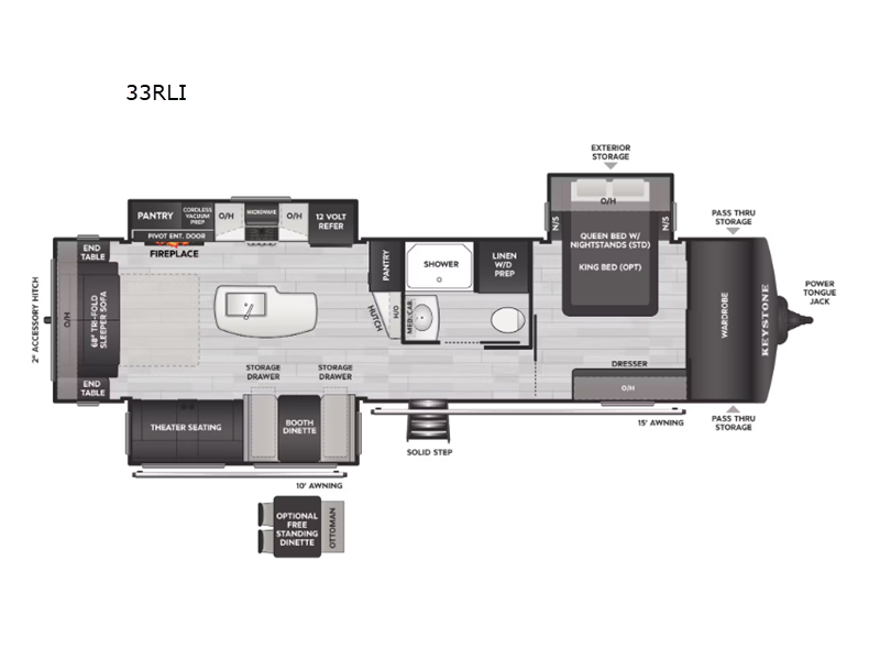 2026 Keystone Cougar Half-Ton (Travel Trailer) 33R, $ 67,750