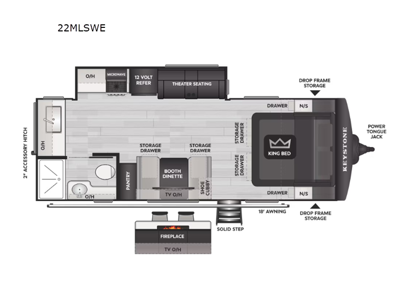 2026 Keystone Cougar Half-Ton (Travel Trailer) 22M, $ 52,029