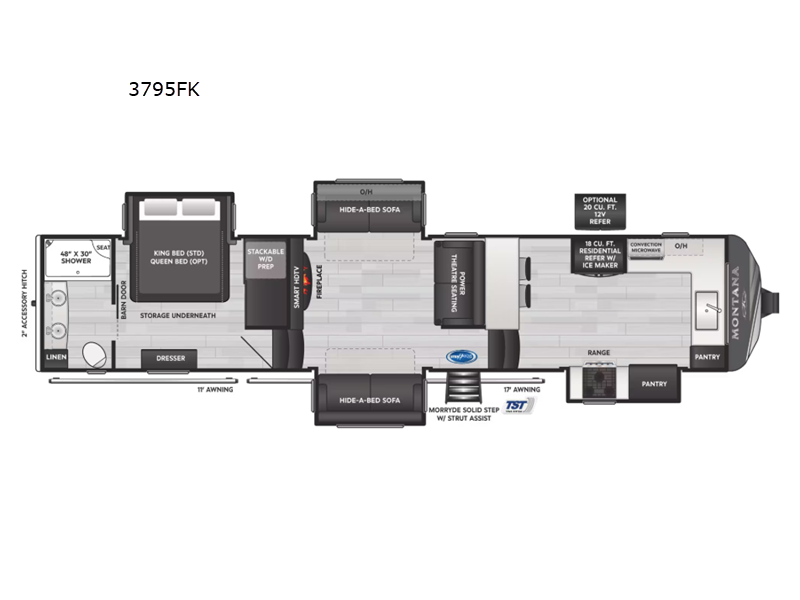 2025 Keystone Montana 3795FK, $ 116,700