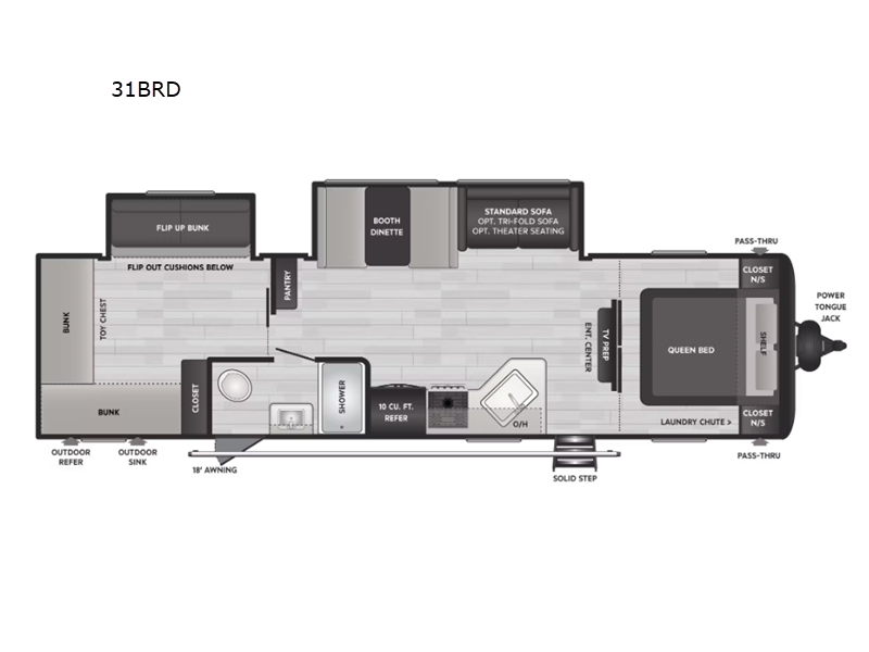 2025 Keystone Hideout (Travel Trailer - East/All) , $ 32,990