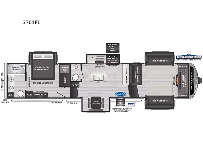 2025 Keystone Montana 3761FL, $ 128,378