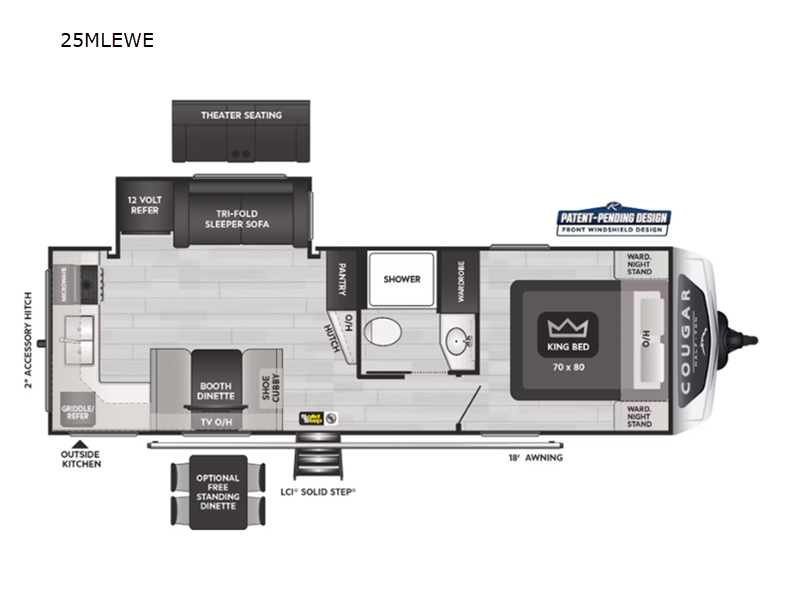 2025 Keystone Cougar Half-Ton (Travel Trailer) 25M, $ 49,990
