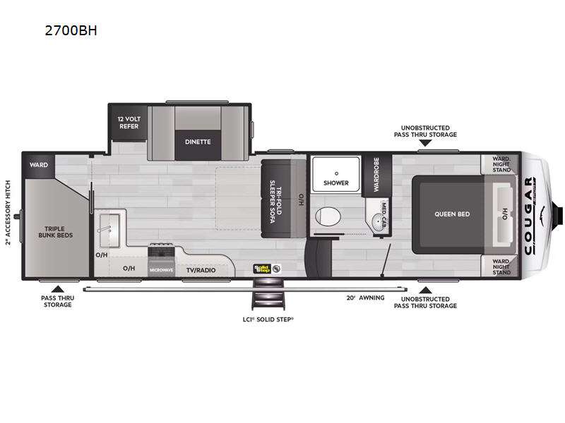 2025 Keystone Cougar Sport 2700BH, $ 47,506