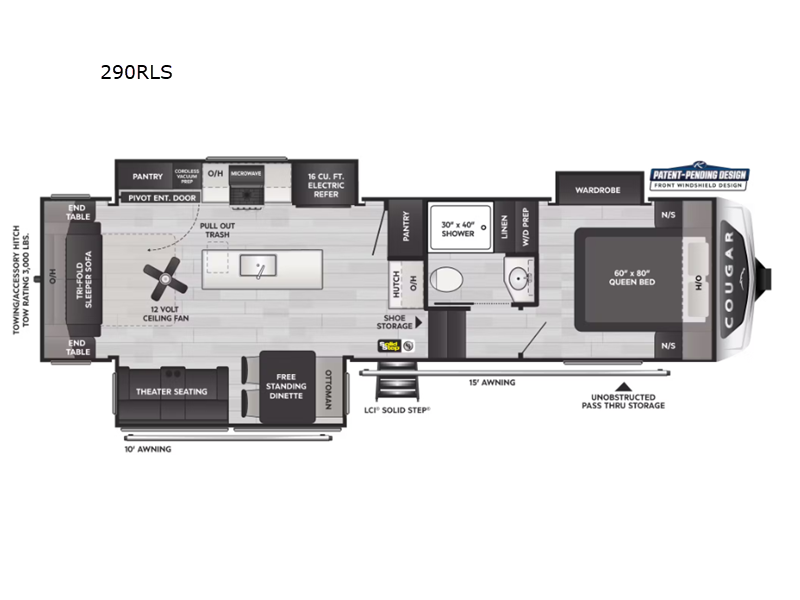2025 Keystone Cougar 290RLS, $ 69,990