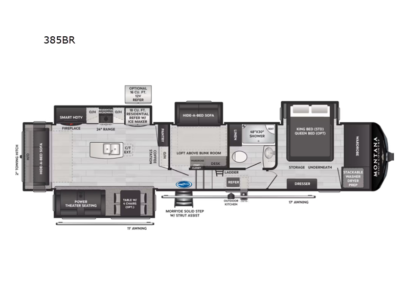 2025 Keystone Montana High Country 385BR, $ 93,135