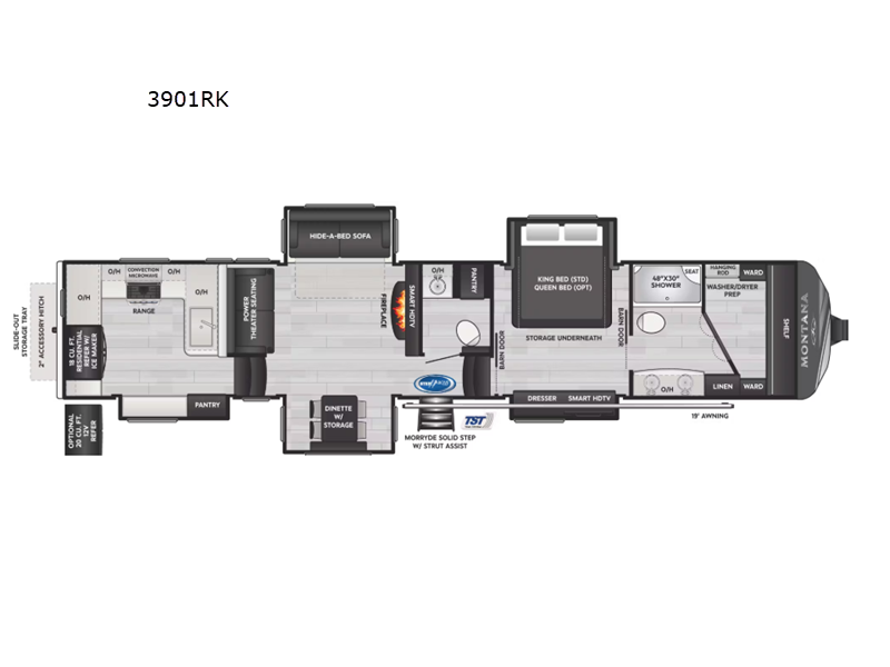 2025 Keystone Montana 3901RK, $ 118,650