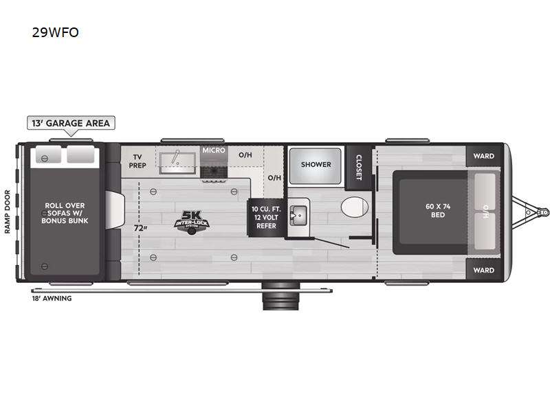 2025 Keystone Raptor Carbon Aluminum 29WFO, $ 29,990