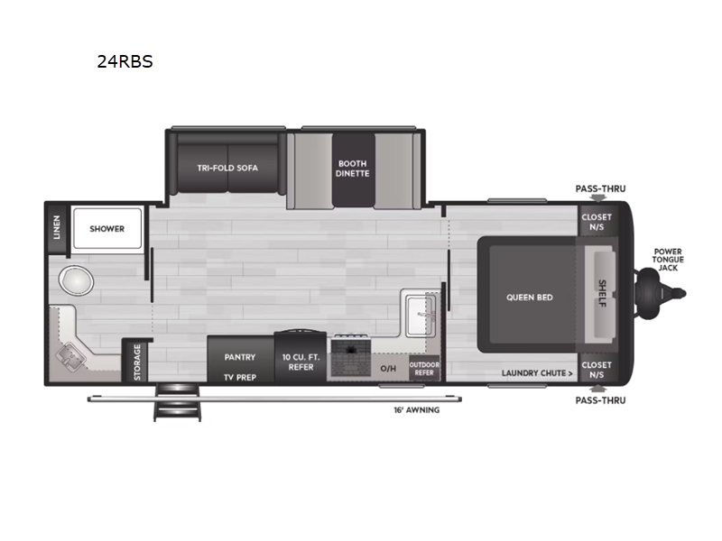 2025 Keystone Hideout 24RBS, $ 40,880
