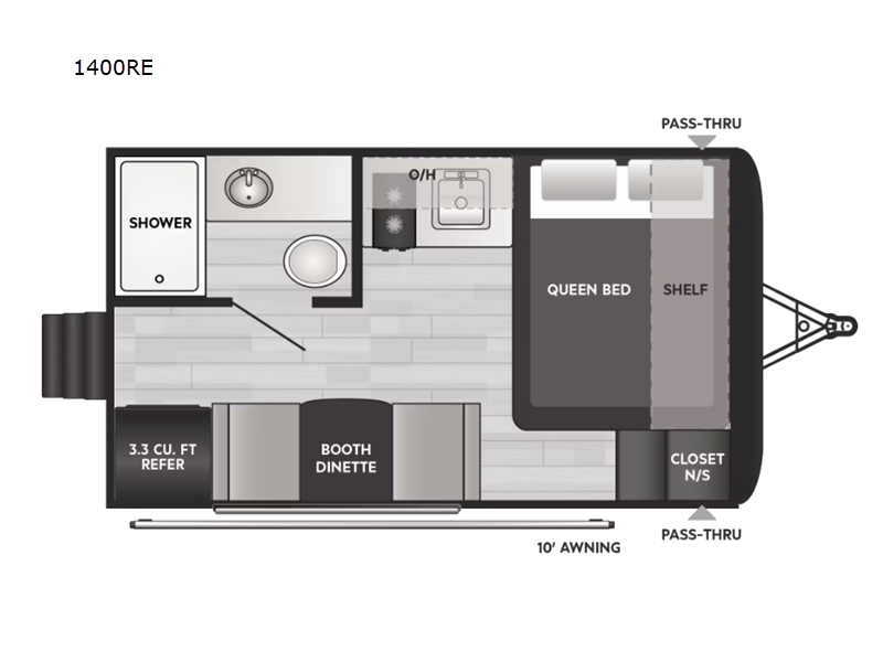 2025 Keystone Springdale Classic Single 1400RE, $ 15,990