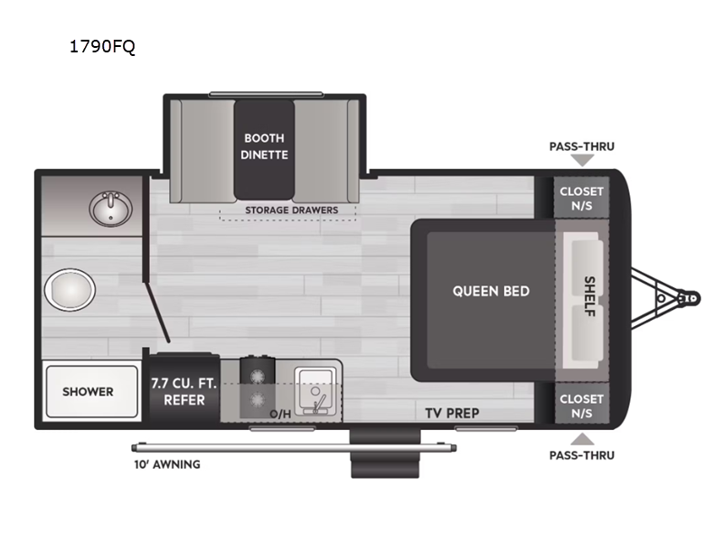 2025 Keystone Springdale Classic Single 1790FQ, $ 20,990