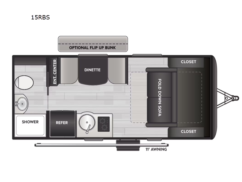 2025 Keystone Sprout 15RBS, $ 22,990