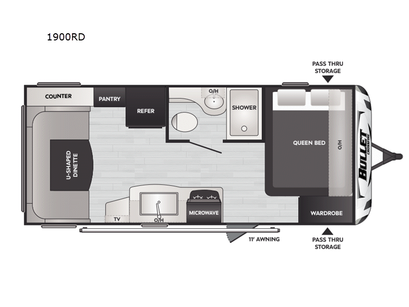 2025 Keystone Bullet Classic (East) 1900RD, $ 25,021