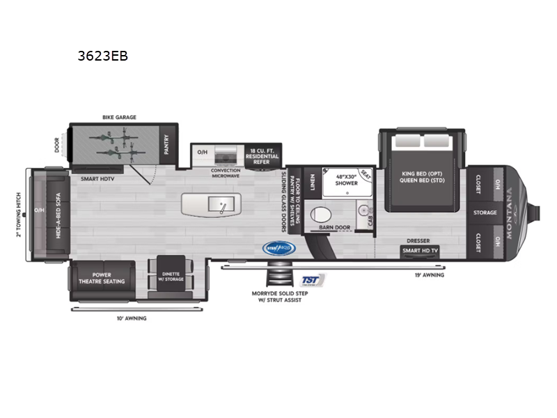 2025 Keystone Montana 3623EB, $ 115,050