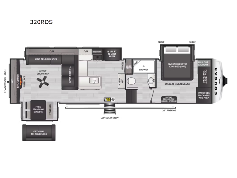 2025 Keystone Cougar 320RDS, $ 82,613