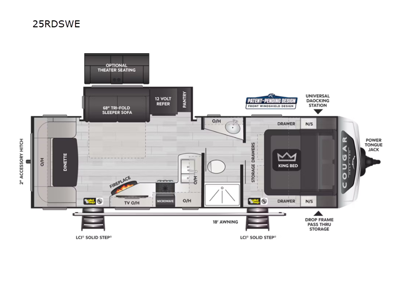 2025 Keystone Cougar Half-Ton (Travel Trailer) 25R, $ 49,990