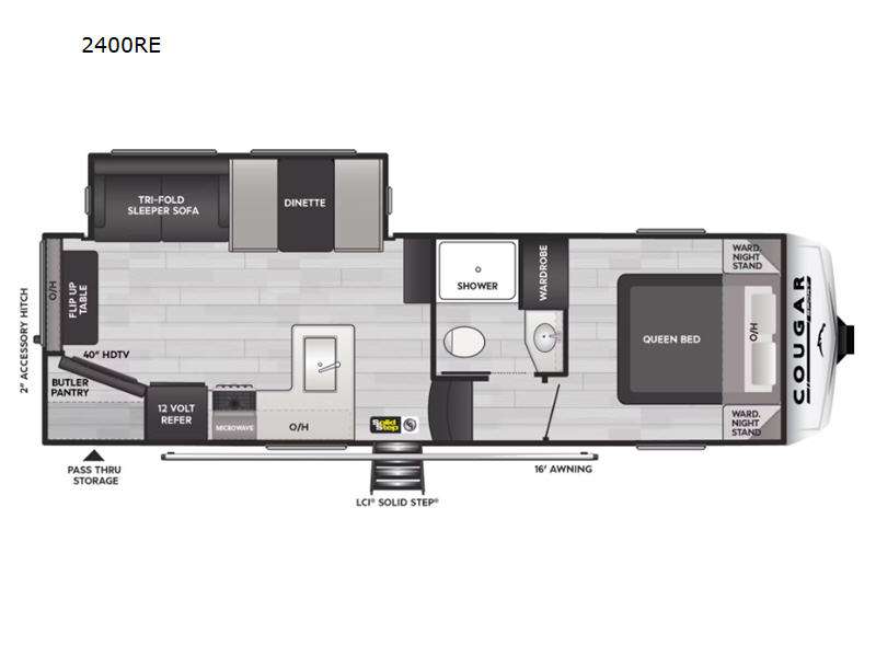 2024 Keystone Cougar Sport 2400RE, $ 44,990
