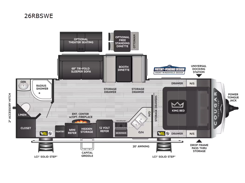 2024 Keystone Cougar Half-Ton (Travel Trailer - We, $ 46,990