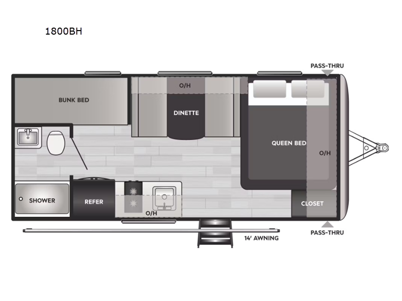 2024 Keystone Springdale Mini 1800BH, $ 18,990