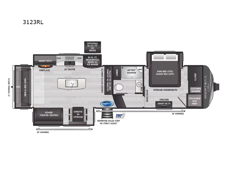2024 Keystone Montana 3123RL, $ 79,990