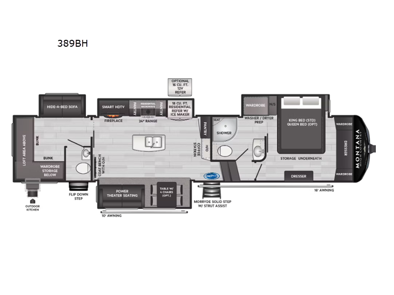 2024 Keystone Montana High Country 389BH, $ 65,990