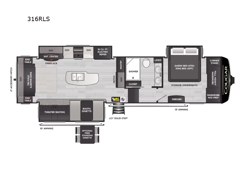 2023 Keystone Cougar 316RLS, $ 54,990