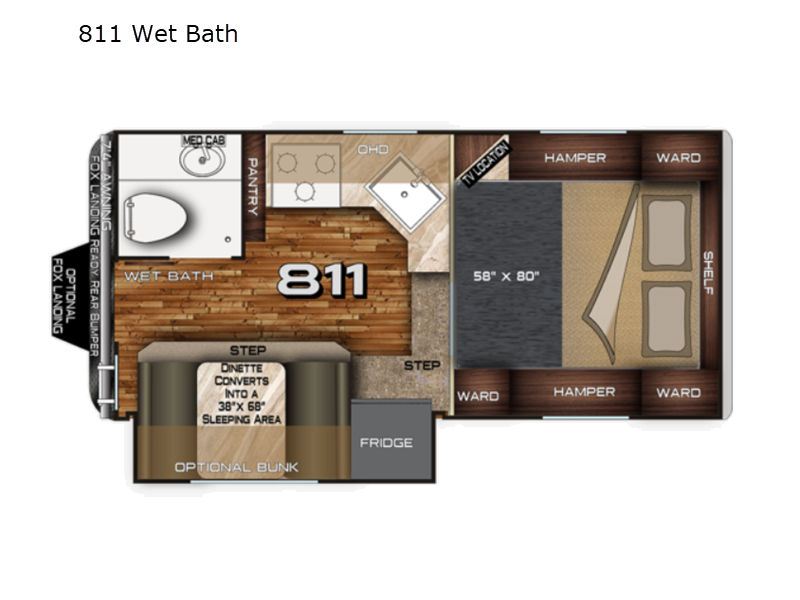 2023 Northwood Arctic Fox Camper 811, $ 44,990