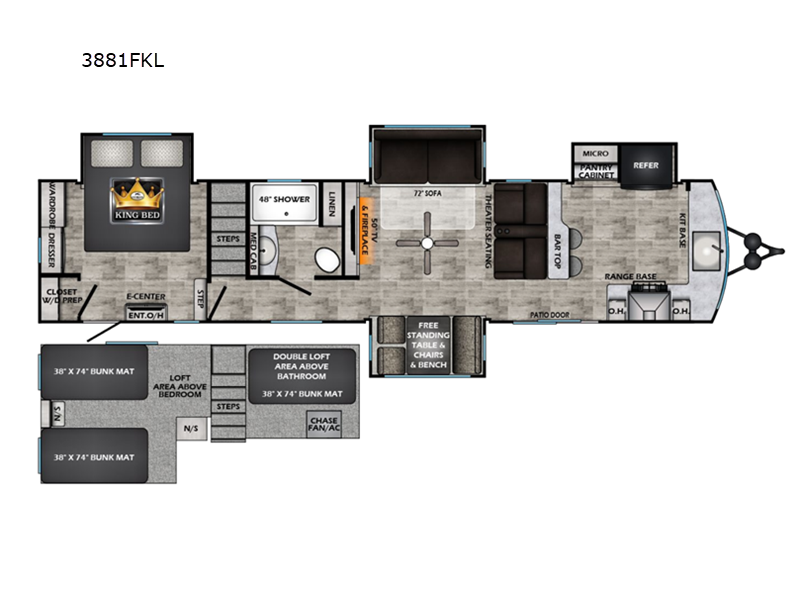 2025 Redwood Regency 3881FKL, $ 0
