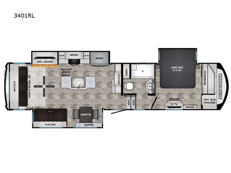 2023 Redwood Redwood RW3401RL, $ 107,990