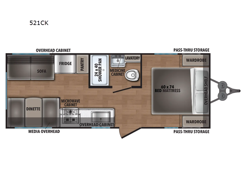 2025 Shasta I-5 521CK, $ 20,999