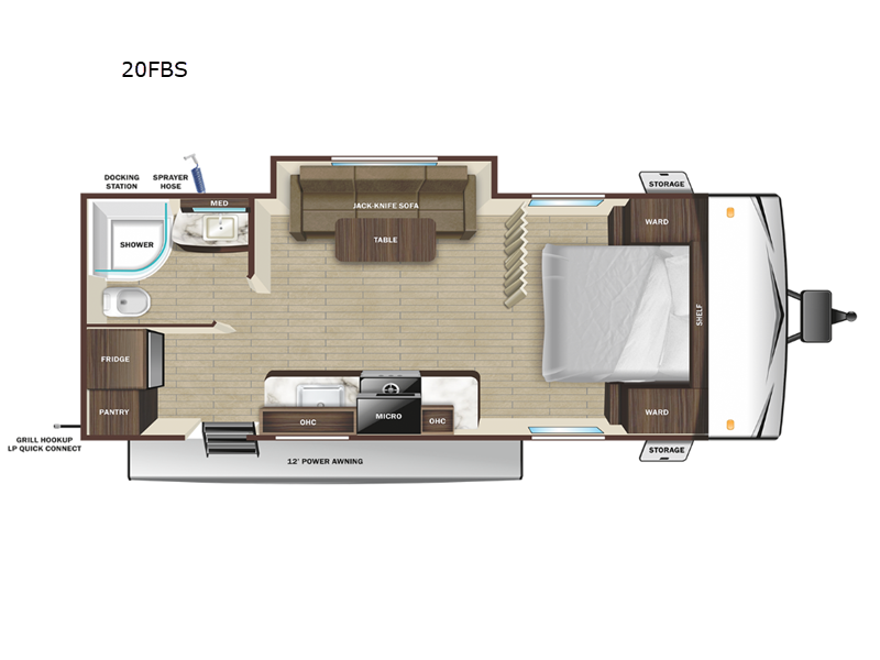 2025 Starcraft Autumn Ridge 20FBS, $ 33,842