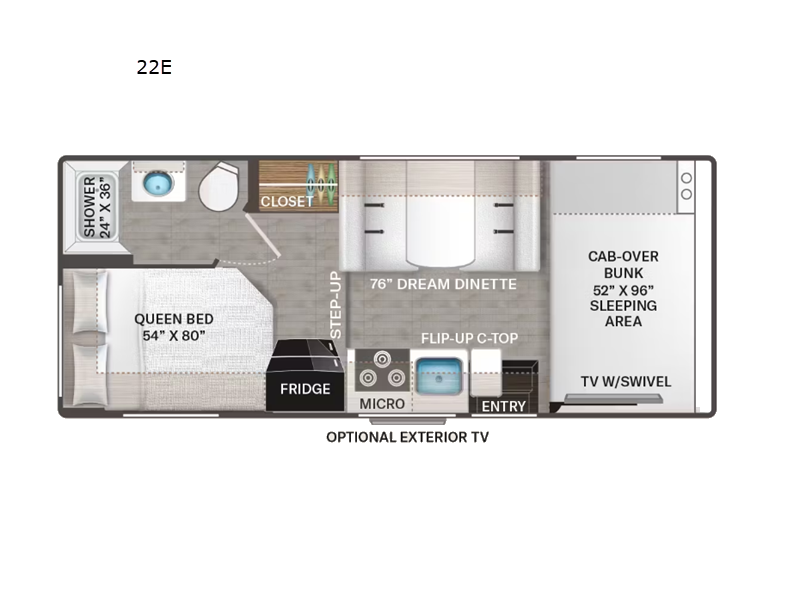 2024 Thor Motor Coach Chateau 22E, $ 0