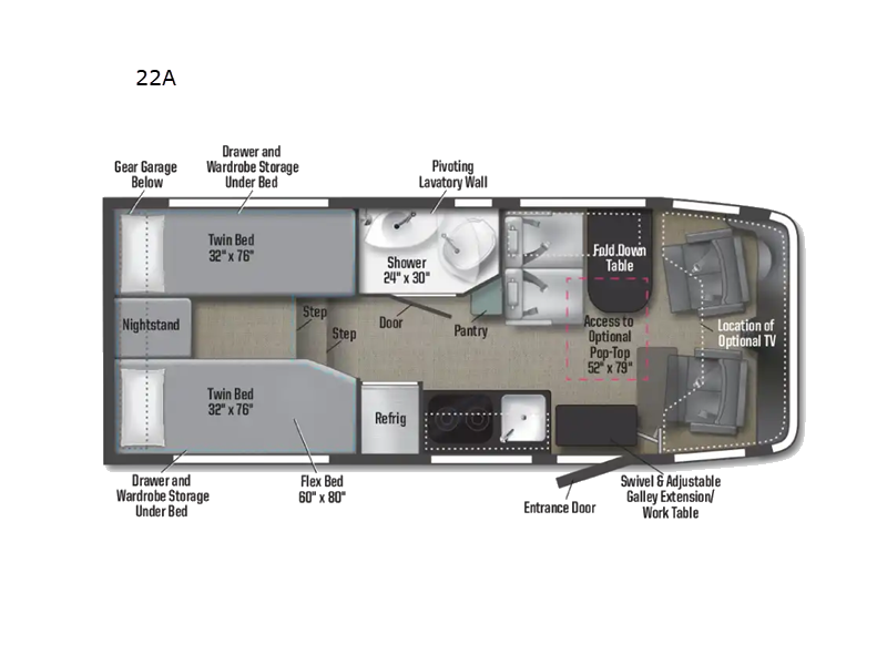 2025 Winnebago EKKO 22A, $ 179,990