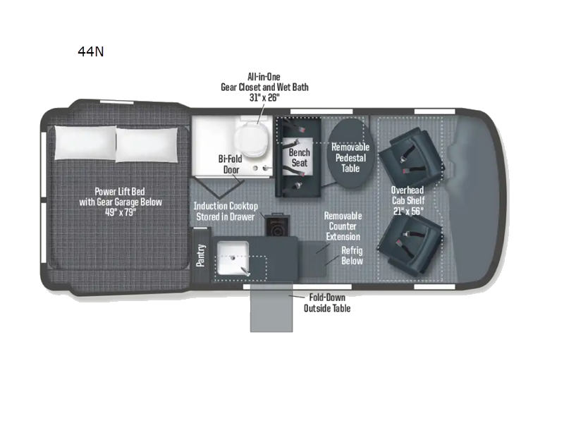 2025 Winnebago Revel Sport 44N, $ 149,990