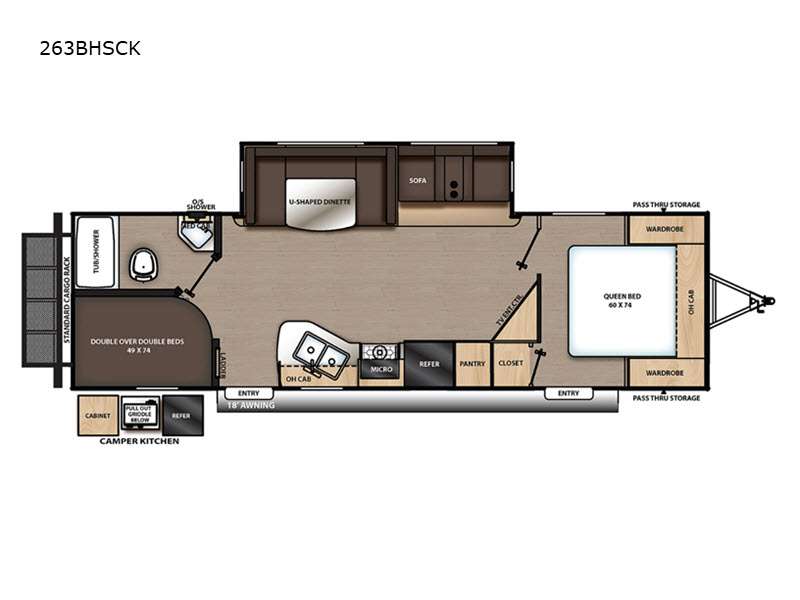 2023 Coachmen Catalina Legacy Edition 263BHSCK, $ 46,578