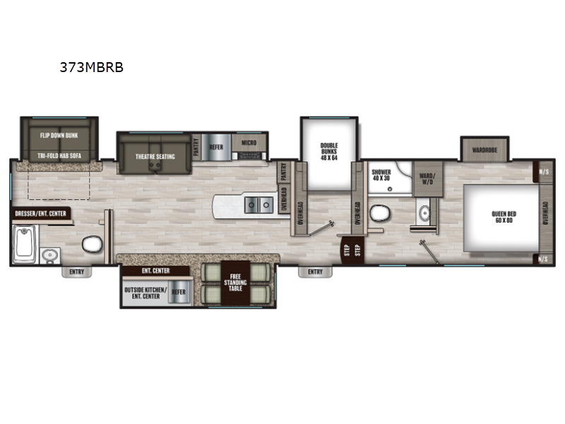 2022 Coachmen Chaparral 373MBRB, $ 69,990