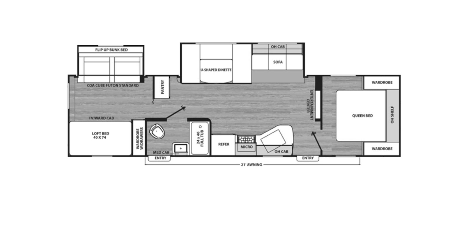 2019 Coachmen Catalina SBX 321BHDS CK, $ 16,900
